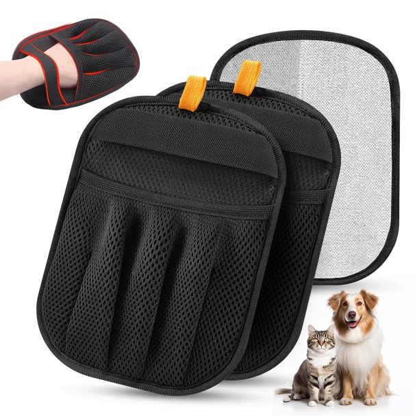 Guantes electrostáticos para quitar pelo de mascotas Salhap, 2 piezas