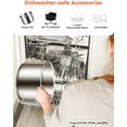 thumbnail image 4 of NuWave Duet Air Fryer & Electric Pressure Cooker, 540-in-1 Highly Programmable One-Touch Cooker, 18/10 SS Pot w/t Sure Lock Safety Sym, Lids, 4 of 12