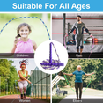 thumbnail image 4 of Xemplaro Beaded Jump Ropes Adjustable Length High Quality PVC & Nylon Anti-Slip Handles,Beaded Jump Ropes for Kids and Adults, with Adjustable Length, Jumping Rope for Workout, 4 of 5