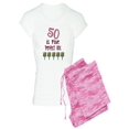 thumbnail image 1 of CafePress - 50 Is Five Perfect TENS Pajamas - Women's Light Pajamas, 1 of 1