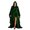 Green, variant on Elegant Cloak for Cosplay Unisex Solid Color Cape for Halloween Character Role Play