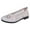 Gray, variant on Fesfesfes Shoes Women Almond Toe Fashion Ventilate Casual Round Head Comfy Casual Mesh Shoes 40(7.5)