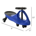 thumbnail image 3 of Lil’ Rider Wiggle Car for Ages 3 and Up - Twist, Wiggle, and Go (Blue), 3 of 6
