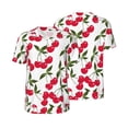 thumbnail image 3 of Daiia Cherry Mens Baseball Jersey Button Down Shirts Short Sleeve Sports Uniforms-XX-Large, 3 of 9