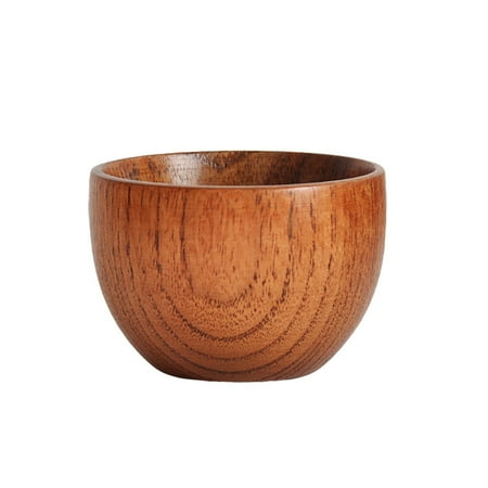 

lulshou Water Bottles Clearance Natural Solid Wood Tea Cups Wooden Wine Coffee Water Beer Mug Drinking