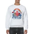 thumbnail image 2 of Officially Licensed Coca Cola Retro Floral Design Men's Sweatshirt, 2 of 3