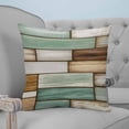 thumbnail image 4 of 24x24 Pillow Covers Set of 2, Sage Green Vintage Throw Pillow Covers Decorative Couch Cushion Case, Brown Retro Farmhouse Elegant Pastoral Microfiber Square Pillowcases for Bedroom Car Living Room, 4 of 7