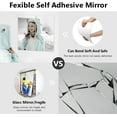 thumbnail image 5 of 1 Acrylic Mirror Tiles,12x12 Inch Flexible Mirror Sheet,Self Adhesive Self Cuttable Mirror Wall Stickers Non Glass Square Mirrors for Home Wall DIY Decor, 5 of 5