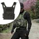 thumbnail image 1 of Chaleco de combate militar 600D poliéster ligero chaleco táctico de protección para Plate Carrier Magazine, , entrenamiento al aire Negro Soledad Chaleco de juego al aire libre, 1 of 10
