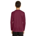thumbnail image 2 of Youth Zone Performance Long-Sleeve T-Shirt SPORT MAROON XS, 2 of 3