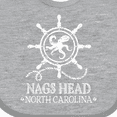 thumbnail image 4 of Inktastic Nags Head North Carolina Boys or Girls Baby Bib, 4 of 4