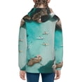 thumbnail image 6 of Sikiie Turquoise Beach Kayaking Zip Up Hoodie Teenage, hoodies for Teenage, Zipper Sweatshirt Jacket for Daily, Traveling-Small, 6 of 6