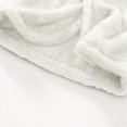 thumbnail image 5 of NOLDARES Girls Boys Fleece Hooded Robe Warm Sleepwear for Toddler Kids Soft Fuzzy Bathrobe Gifts,White,5-6 Y, 5 of 5