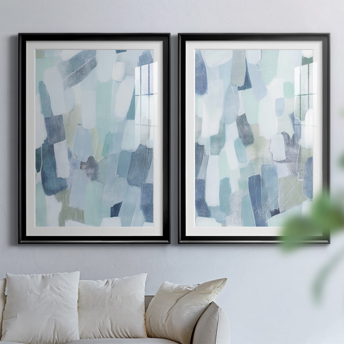 Wexford Home Dusky Gale I Premium Framed Print, 30.5" x 42.5" - Ready to Hang, Black (Set of 2)