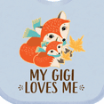 thumbnail image 4 of Inktastic My Gigi Loves Me Fox Grandchild Boys or Girls Baby Bib, 4 of 4