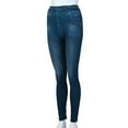 thumbnail image 5 of CQONEPT Women Denim Pants Slimming High Waist Skinny Leg Jean with Pockets Casual Tighting Fiting Trendy Streetwear Pant Blue XXL, 5 of 6