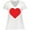 AA-White, variant on Inktastic Red Heart Women's Plus Size V-Neck T-Shirt