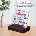 thumbnail image 3 of Clear Decorative Table Sign, Small Acrylic Office Desk Decor Thank You Coworker Fade  With Wood Stand For Home, 3 of 8