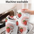 thumbnail image 5 of White Cow Strawberry Couple Pattern Bathroom Rugs Mat,Non Slip Microfiber Bathroom Rug,Rubber Backing,Soft Bathroom Mats for Bathroom Floor,Tub and Shower,20x32in(50x80cm), 5 of 5