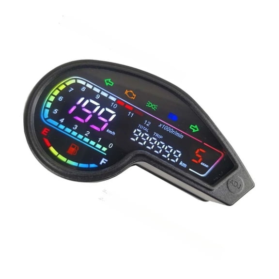 12V Motorcycle Speedometer Odometer Instrument for DM150 DM200 DM250 XR150 XR150L with High Precise Sensors&LED Display