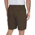 thumbnail image 6 of Iceglad Men's Linen Casual Classic Fit Short Drawstring Summer Beach Shorts, 6 of 7