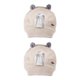thumbnail image 1 of Greeniant Sombrero de invierno cálido y acogedor para niños Lindo para un cómodo Niños Gorra de calavera cálida Sombreros para niños color color crema 2Conjunto, 1 of 6