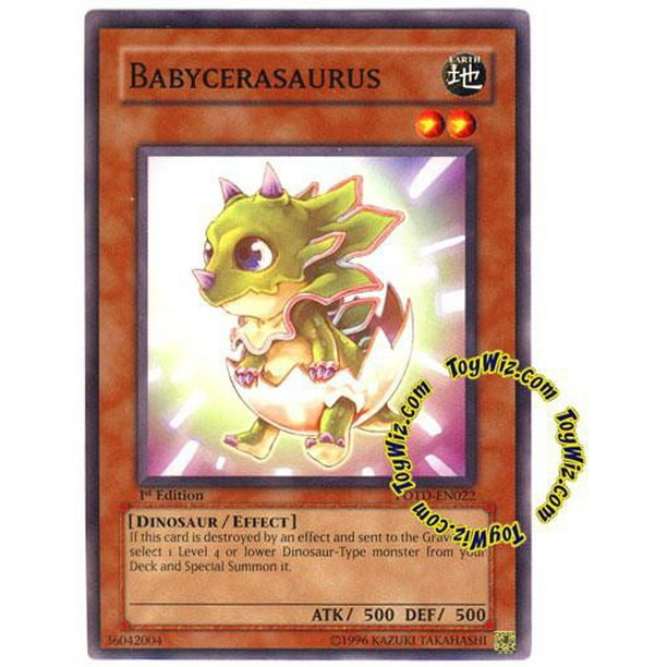 Yugioh Power Of The Duelist Babycerasaurus Potd En022 Walmart Com Walmart Com