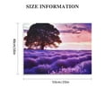 thumbnail image 2 of Chilfamy Lavender Night Sky Tree Canvas Art Modern Wall Decor 20x16in, 2 of 6