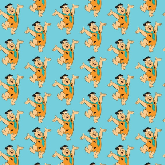 The Flintstones Fred Character Premium Roll Gift Wrap Wrapping Paper