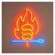 thumbnail image 1 of Letrero De Neón Con Forma De Barbacoa Y Kebab, Luz LED Regulable Para Decoración De Fiestas, Cocinas, Restaurantes De Comida Rápida Y Cocinas 42cm, 1 of 3