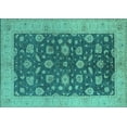 thumbnail image 1 of Ahgly Company Indoor Rectangle Oriental Turquoise Blue Industrial Area Rugs, 5' x 8', 1 of 4