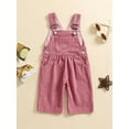 thumbnail image 2 of Suealasg Baby Girl Summer Corduroy Overalls 3 6 12 18 24 Months Infant Girls Jumpsuit Casual Suspender Pants Clothes, 2 of 7