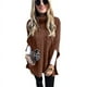 thumbnail image 1 of Suéter de cuello alto de color sólido de estilo europeo y americano de otoño, suéter de moda holgado para mujer, 1 of 2