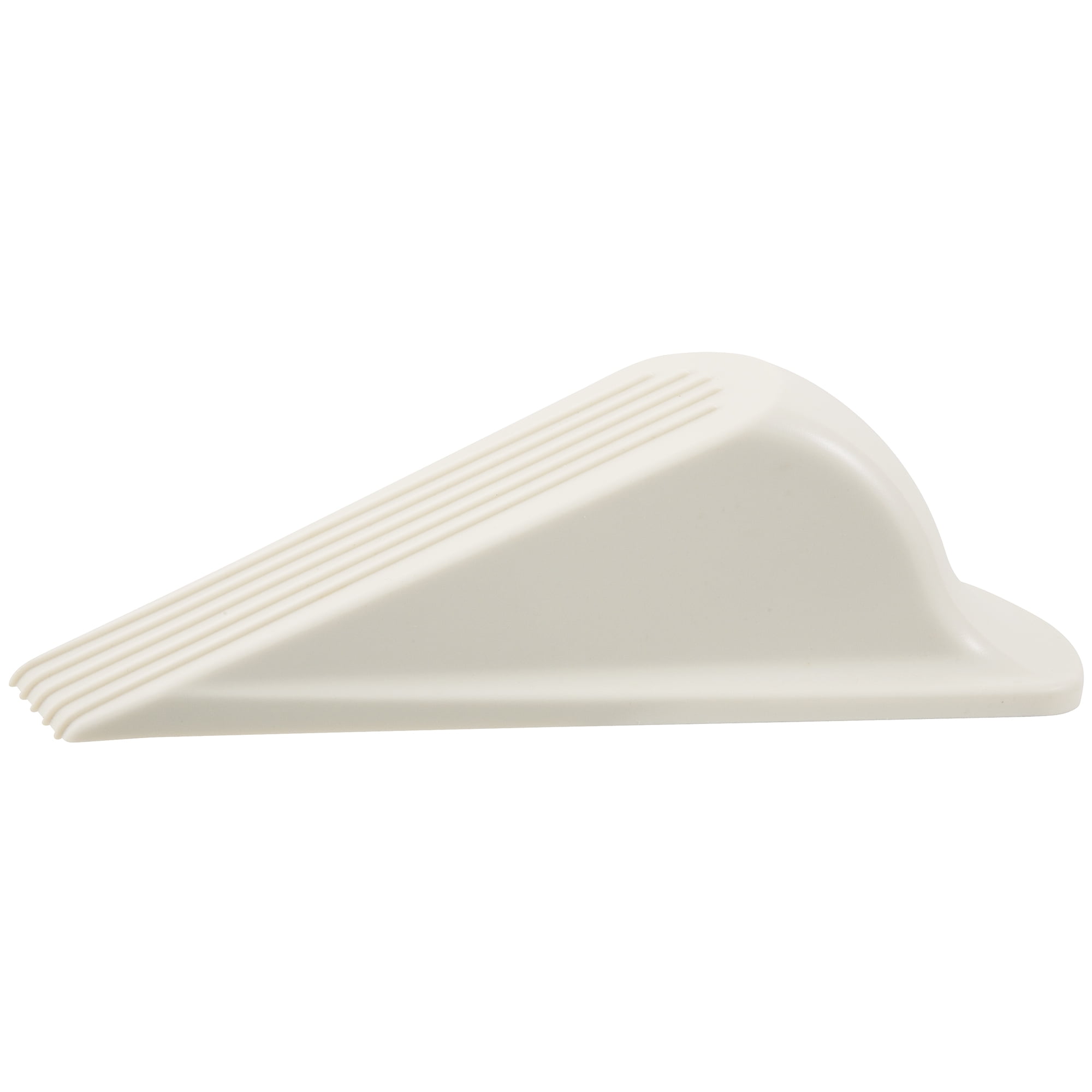 Super Sliders Jumbo Wedge Doorstop for Heavy Doors Plastic 6 3/4 x 3/4, Ivory