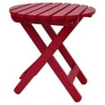 thumbnail image 2 of Adirondack Round Folding Table - Tomato Red, 2 of 5