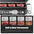 thumbnail image 4 of Parrilla eléctrica y plancha CATTLEMAN Panini Maker 1600W 5 en 1, 4 of 9