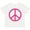 AA-White, variant on Inktastic Pink Peace Sign Girls Toddler T-Shirt