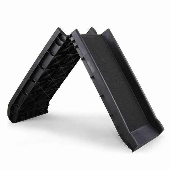 ResenkosPortable Foldable Pet Ramp Climbing Ladder Suitable for Off-road Vehicle Trucks - Black