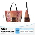 thumbnail image 4 of Fotbe Makeup Brush on Pink Glitter Bolsa de Viaje para Playa - Resistente al Agua, Bolsa Tote de Gran Capacidad y Ligera con 7 Bolsillos para Mujeres y Hombres, 4 of 7