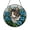 Acrylic 3.5 Inch, variant on Illustrated Cat Flower Glass Panel, Decorative Stained Glass Style Art