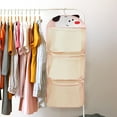 thumbnail image 3 of Qholemyo Sock Storage Hanging Bag Wardrobe Door Hanging Dormitory Storage Bag Closet Storage Organizer Storage For Clothes Small Closet Organizers And Storage, 3 of 4