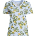 thumbnail image 3 of Lands' End Supima Cotton V-Neck T-Shirt, 3 of 3