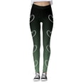thumbnail image 4 of Bibifish Womens Leggings Casual Fashion St. Patrick'S Day Print Sports Leggings Slim Fit High Elastic Comfortable Yoga Workout Running Fitness Pants, 4 of 5
