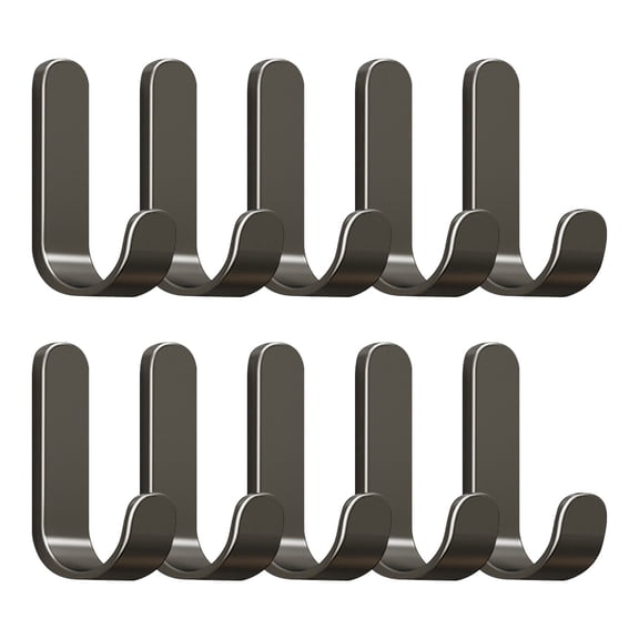 Heavy Duty No Drill Adhesive Wall Hooks, Waterproof Self Adhesive Hanger For Bathroom Kitchen Door, Stick On Organizer (Multicolor ,6*3*2CM)