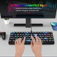 thumbnail image 2 of Hot-Swappable Gaming Keyboard,Wired Mini Gaming Mechanical Keyboard Detachable Tycp-C Office Keyboard Compact 68 Keys RGB for PC Gamer Office/Windows PC Laptop Mac/Xbox, 2 of 9
