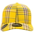 thumbnail image 2 of Decky 6017 6 Panel Mid Profile Structured Plaid Trucker Hat-169/White, 2 of 3