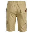 thumbnail image 6 of New Fashion Men Cargo Work Shorts Elasticated Summer Casual Combat Pants Trousers Khaki XL, 6 of 6
