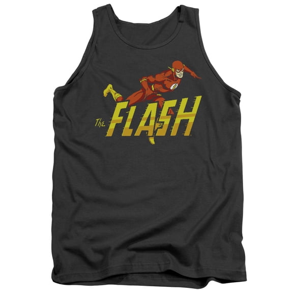 DC Comics Flash 8 Bit Flash Adult Tank Top Black