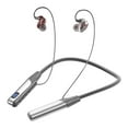 thumbnail image 1 of Auriculares Bluetooth, 5.3 Deportes inalámbricos, cuello, compatible con muchos teléfonos - Plata, 1 of 5
