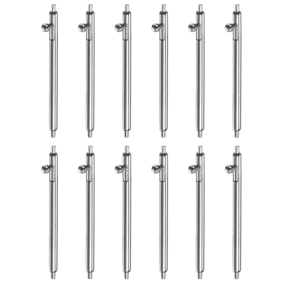 12pcs 20mm Quick Release Spring Bar 1.5mm Diameter Stainless Steel Watch Pins
